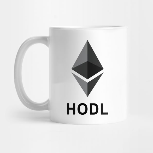 HODL Ethereum (big logo) by mangobanana